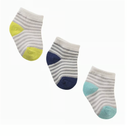 CALCETIN ALGODON BEBE Pack 3 MT21077